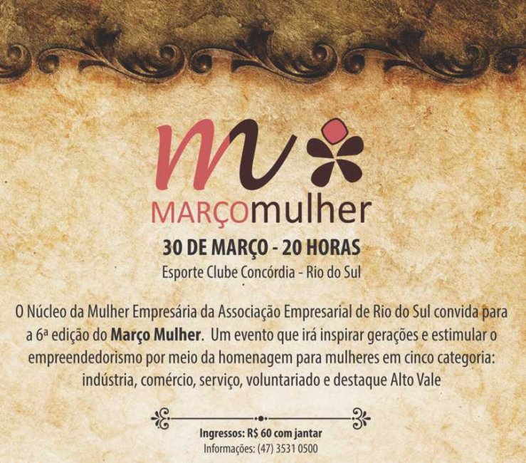 Núcleo da Mulher Empresária planeja o 6º Março Mulher