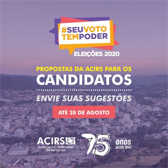 Eleições 2020: o que os associados da ACIRS esperam dos candidatos para a próxima gestão municipal