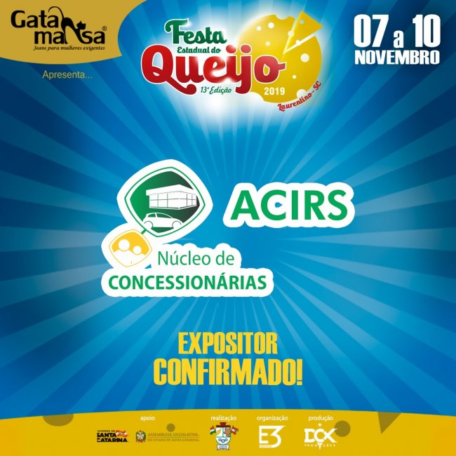 Núcleo de Concessionárias da ACIRS está presente em mais um evento regional