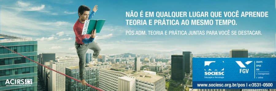 Pós-graduação em Administração de Empresas da FGV/SOCIESC formou primeira turma em Rio do Sul e está com inscrições abertas