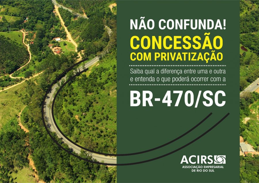 Não confunda concessão com privatização!