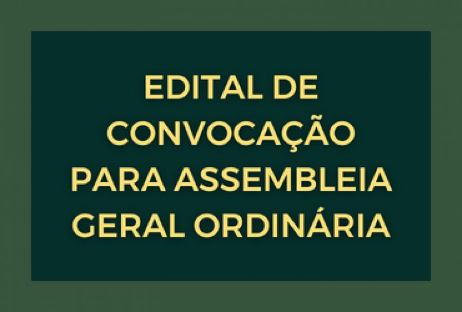 Edital de convocação para assembleia geral ordinária da ACIRS