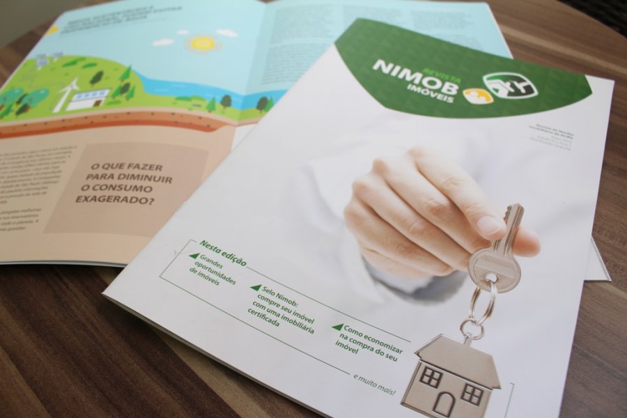Imobiliárias lançam revista sobre o setor