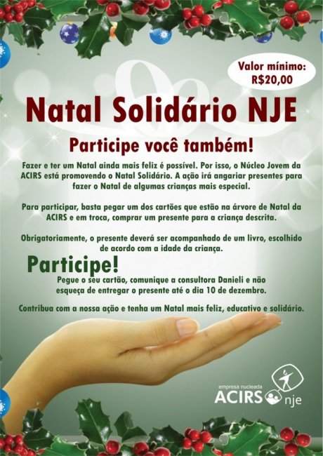 Participe do Natal Solidário