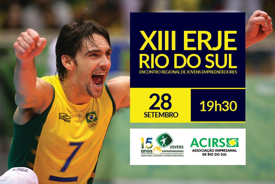Ex-jogador de vôlei Giba fará palestra em Rio do Sul