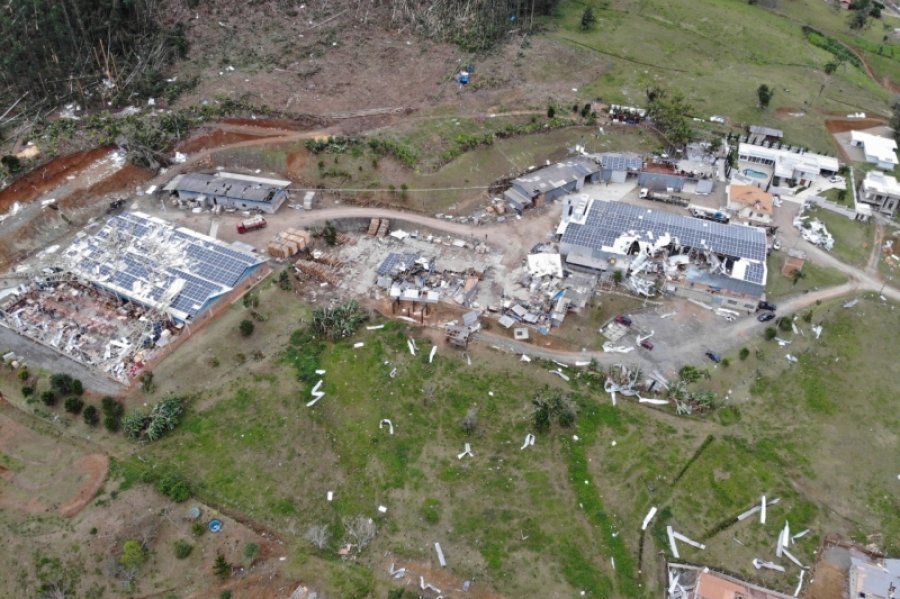 Federações empresariais propõem medidas para atenuar efeitos do ciclone em Santa Catarina