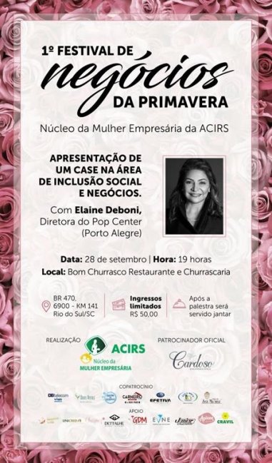 Alto Vale receberá  primeiro Festival de Negócios da Primavera