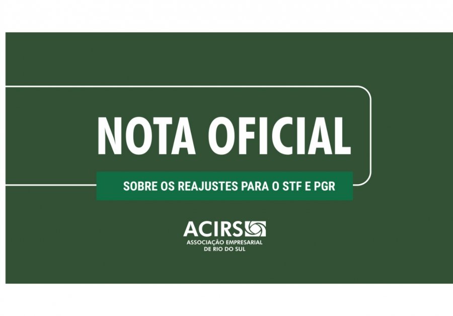 Nota de repúdio ACIRS