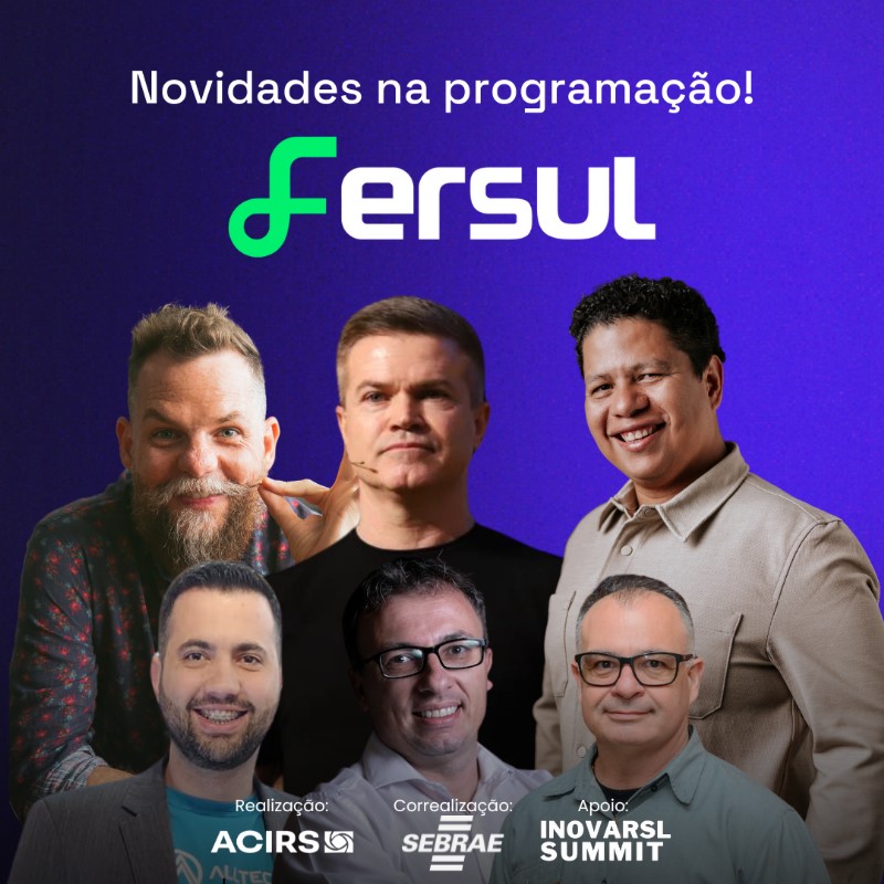 Mais palestrantes incríveis para você na 14ª Fersul