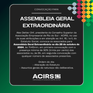 Assembleia Geral Extraordinária