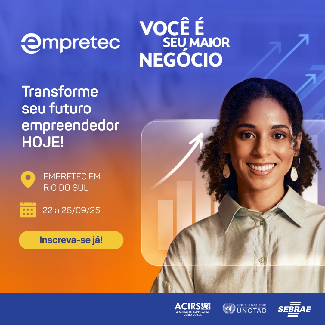 Imagem destaque na postagem Empretec abre inscrições para nova edição em Rio do Sul